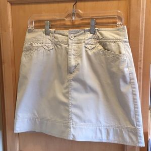 Beige Khaki Skort